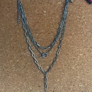 y2k/E-girl/punk multi chain necklace